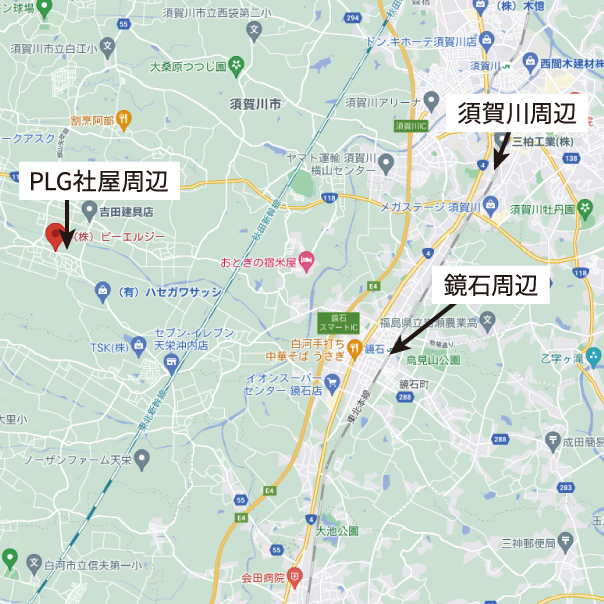 県南地区地図